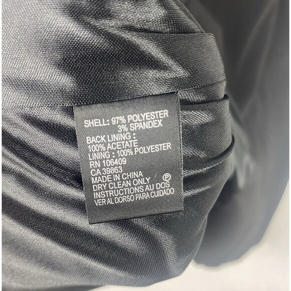 Tahari Arthur S Levine Dress Womens 10 Black Sleeveless Formal Elegant Dress - Picture 10 of 11